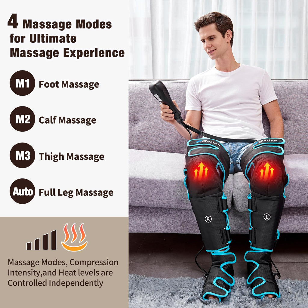 Leg Massager with Heat and Compression X8134