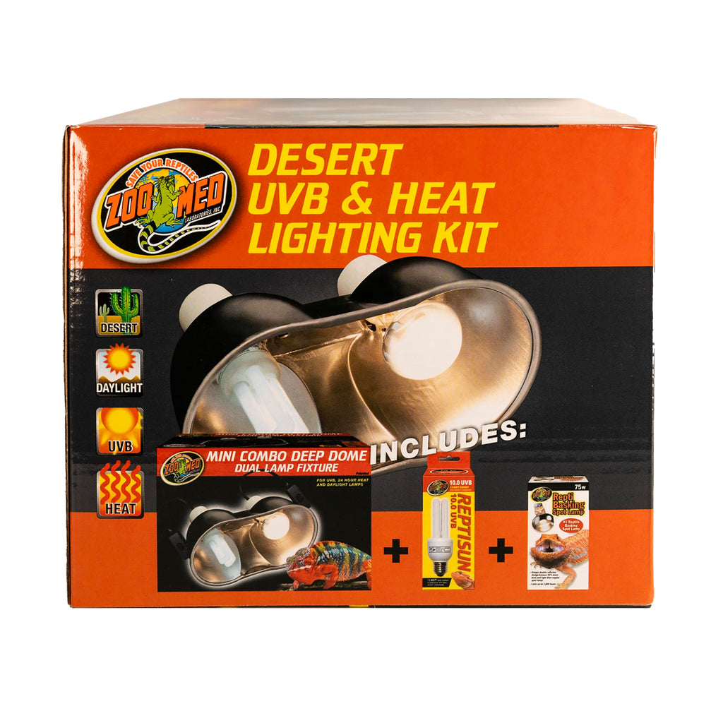 Desert UVB & Heat Lighting Dual Kit W437