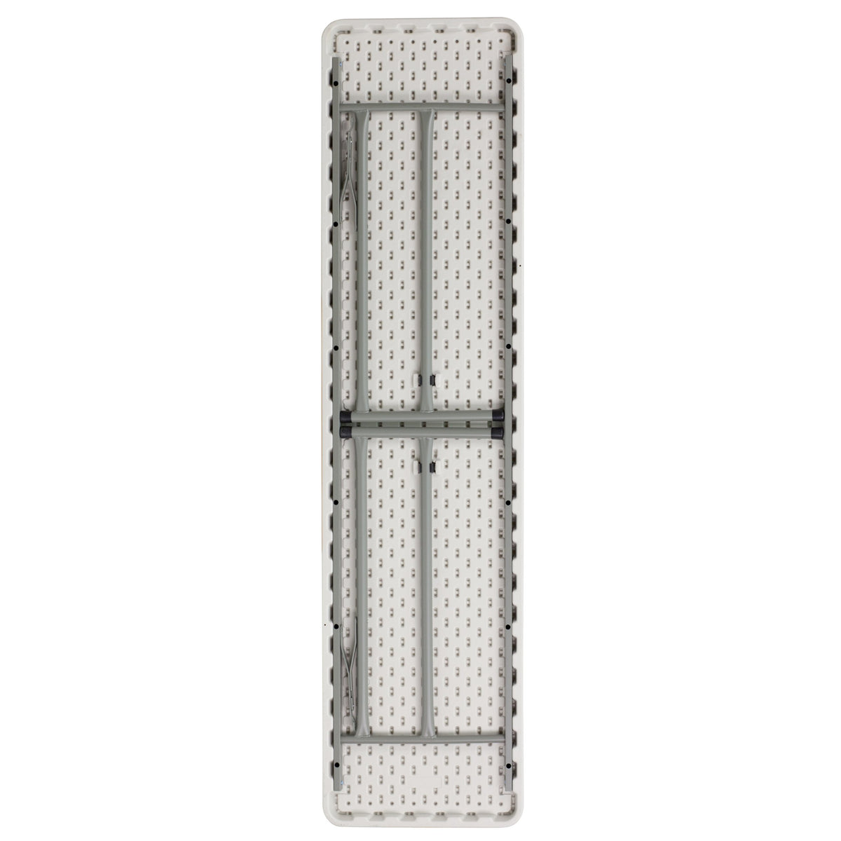 6-Foot Rectangle Granite White Plastic Folding Training Table A204