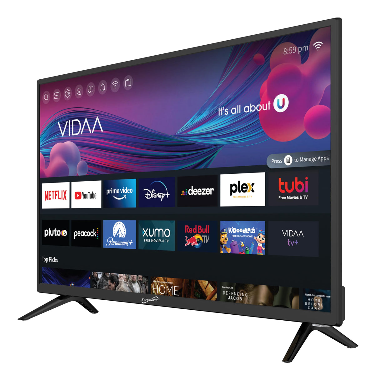 32-inch LED Smart HDTV with DVD Player T614674