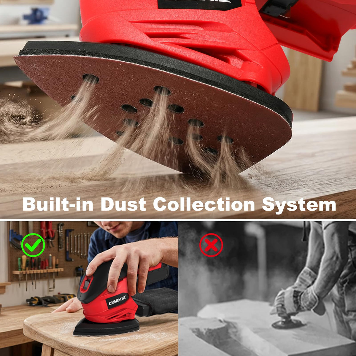 Cordless Detail Sander 12000 OPM H1351