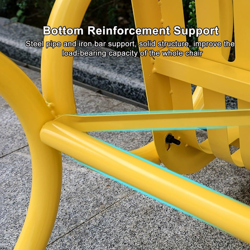 Metal Garden Bench with Backrest and Armrests F92679
