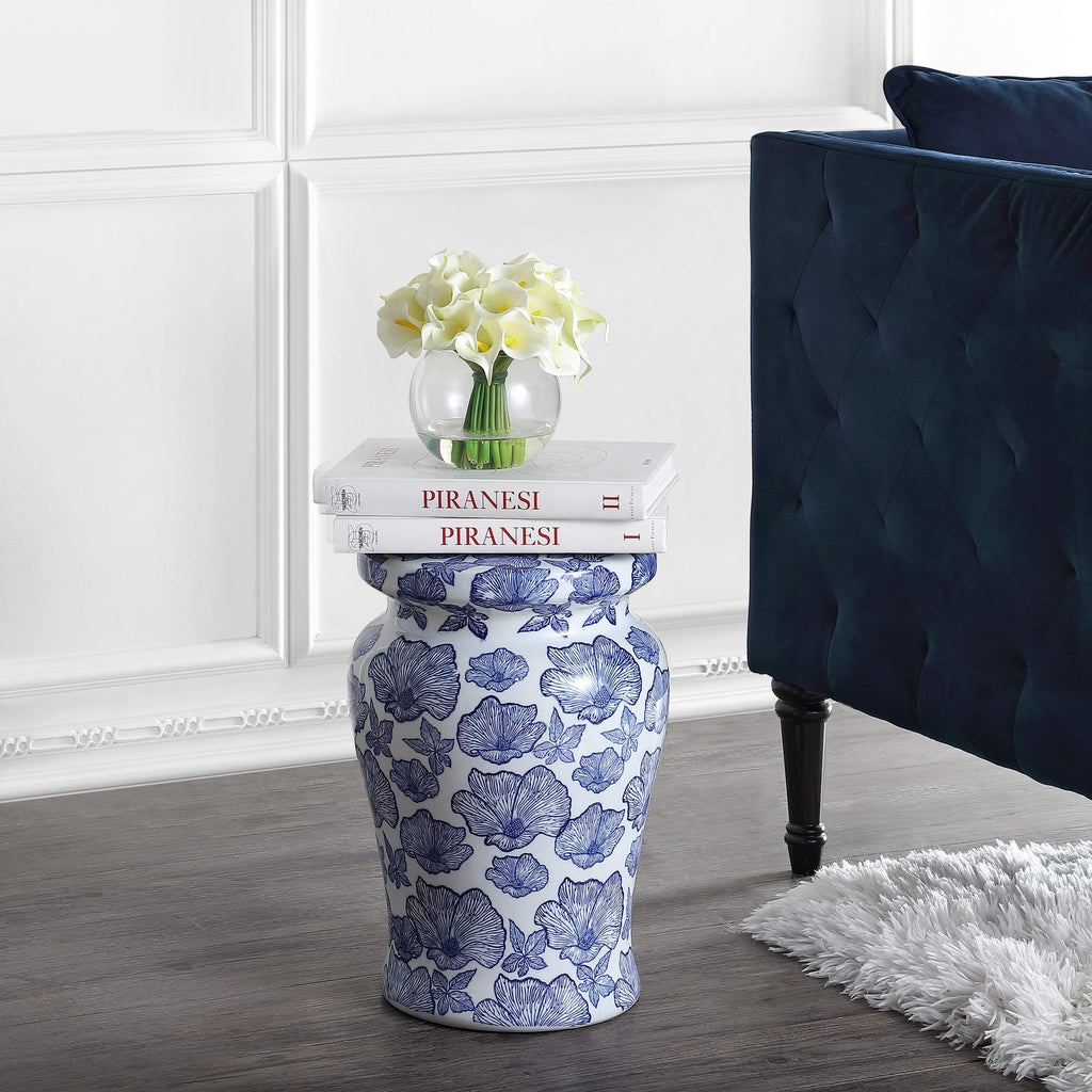 Ceramic Drum Garden Stool Side Table L671027