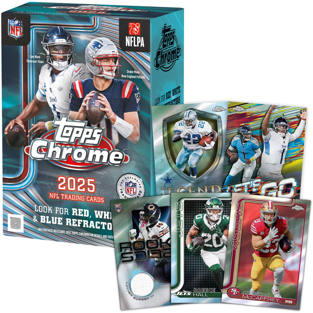 2025 Topps Chrome NFL Football Value Box Y444947