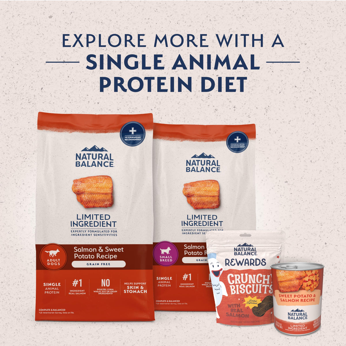 Salmon & Sweet Potato Dog Food 24 lb R71938