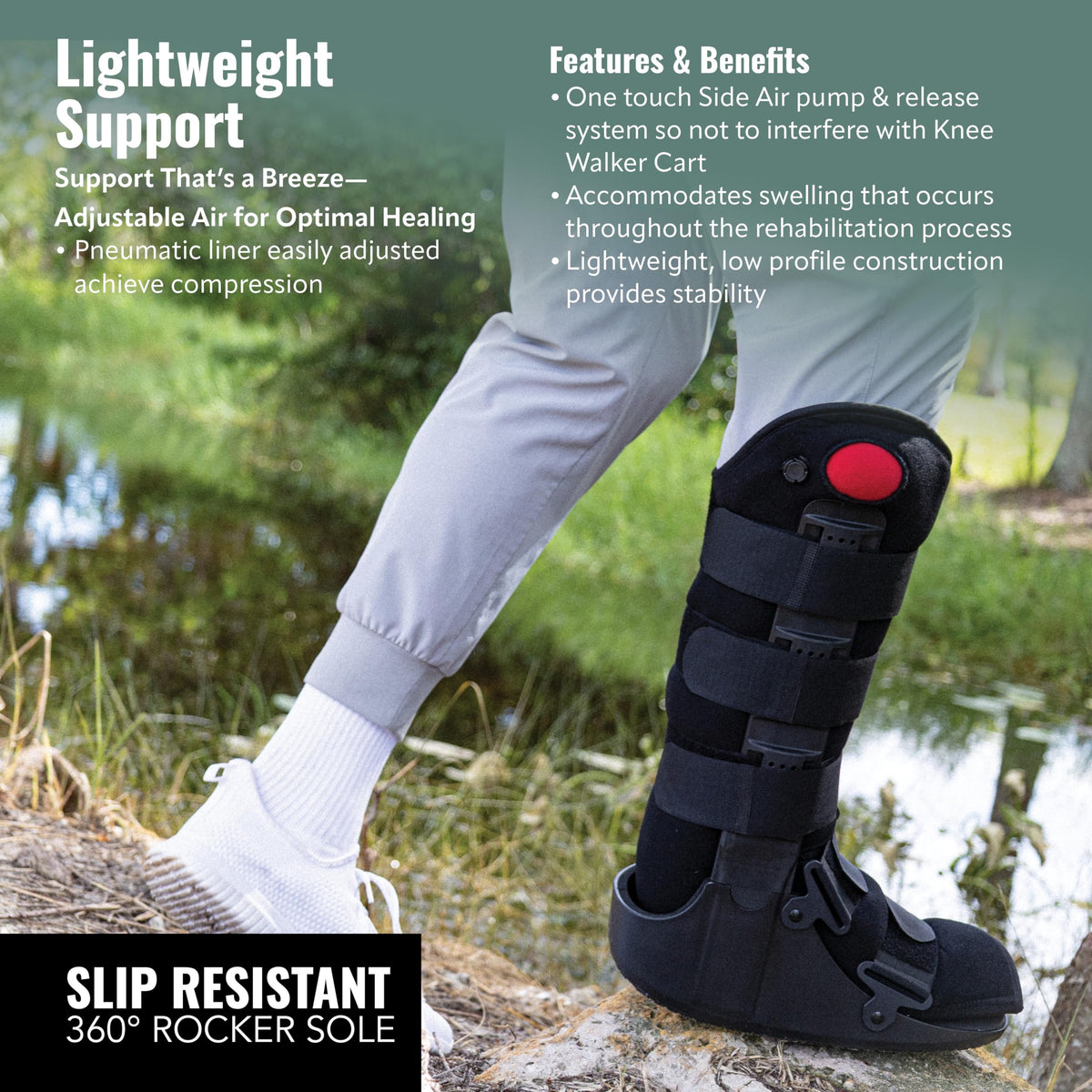Fracture Boot Ankle Brace Large T70633