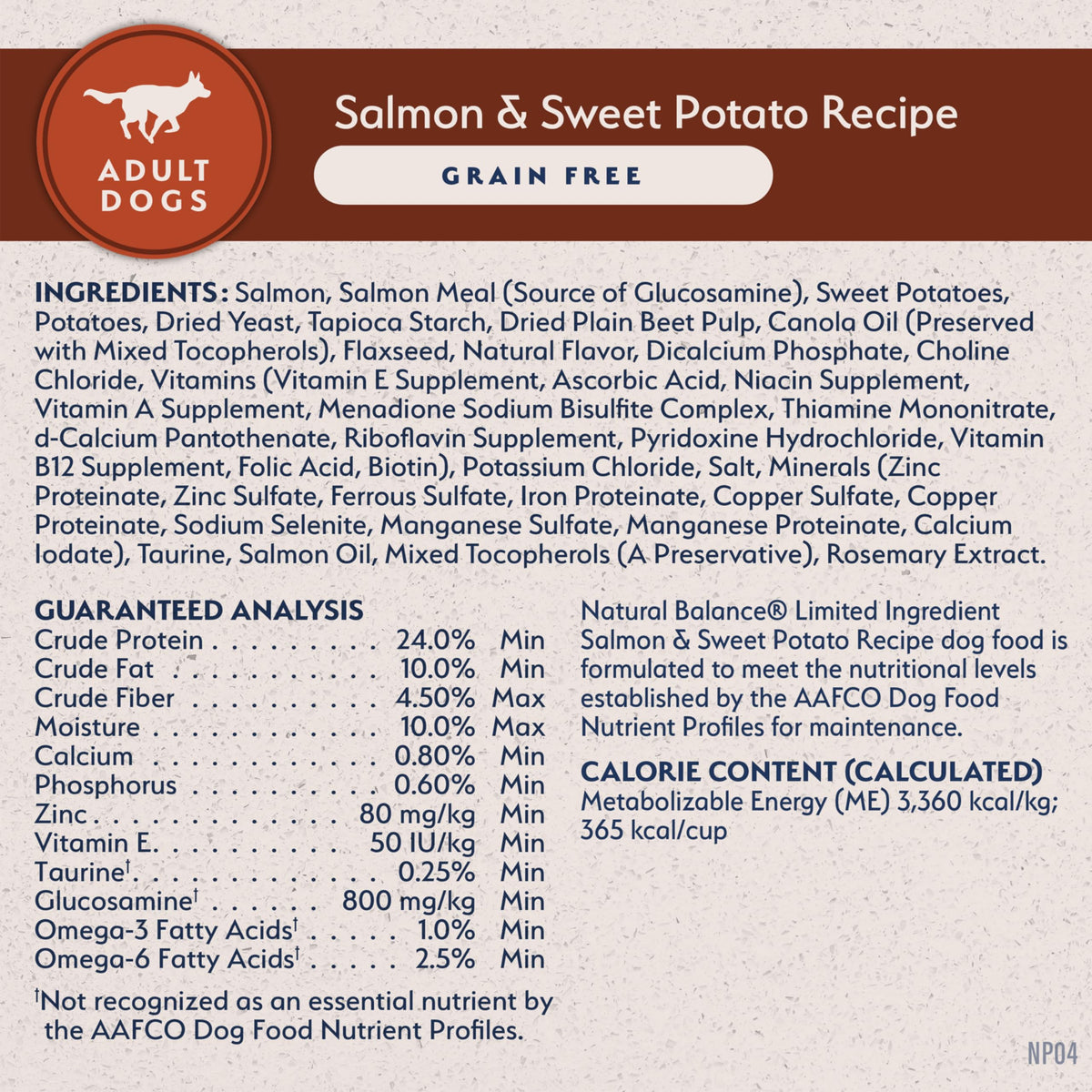 Salmon & Sweet Potato Dog Food 24 lb R71938