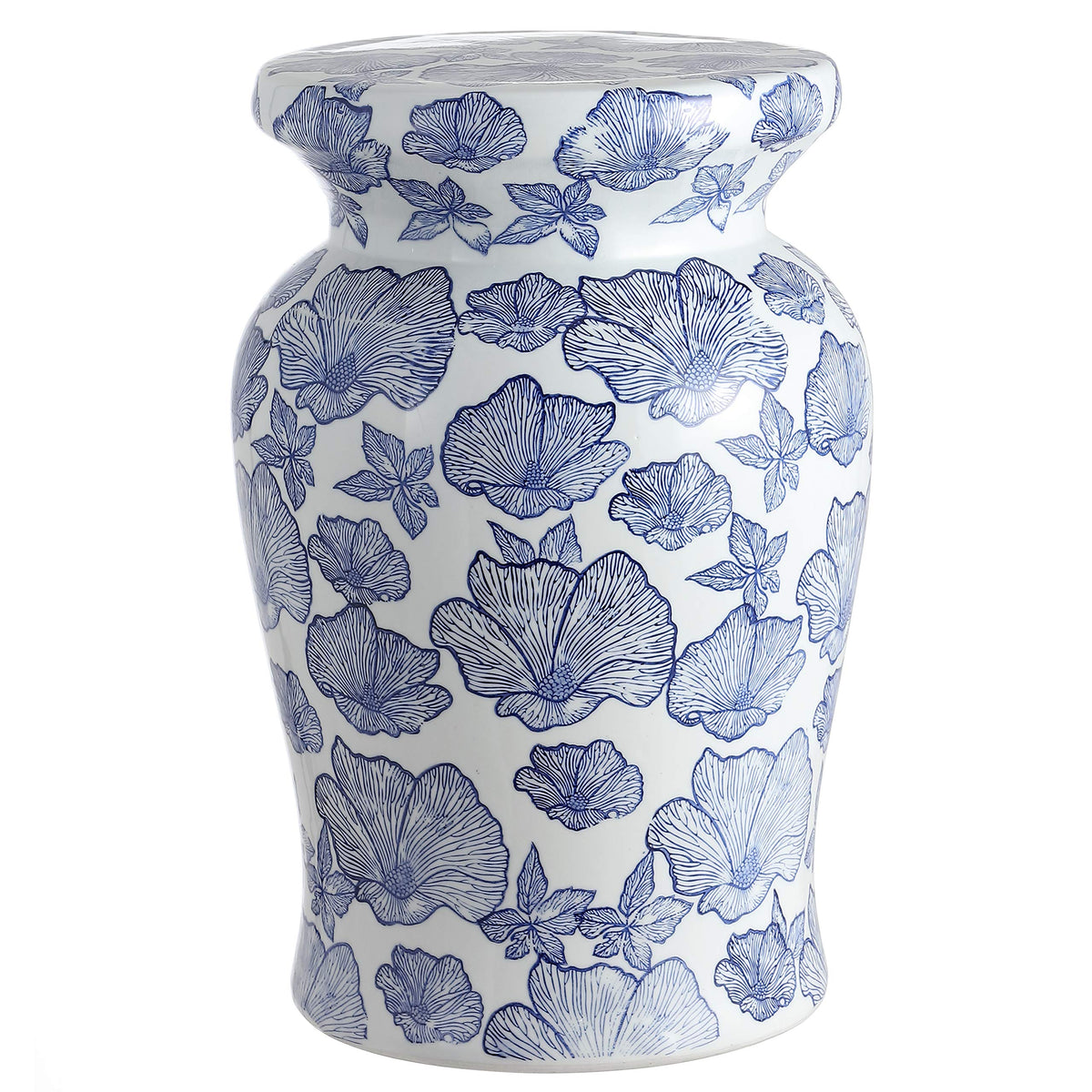 Ceramic Drum Garden Stool Side Table L671027