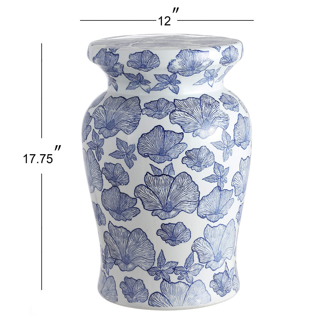 Ceramic Drum Garden Stool Side Table L671027