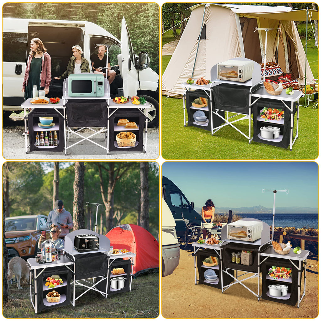 Folding Camping Cook Table V244133