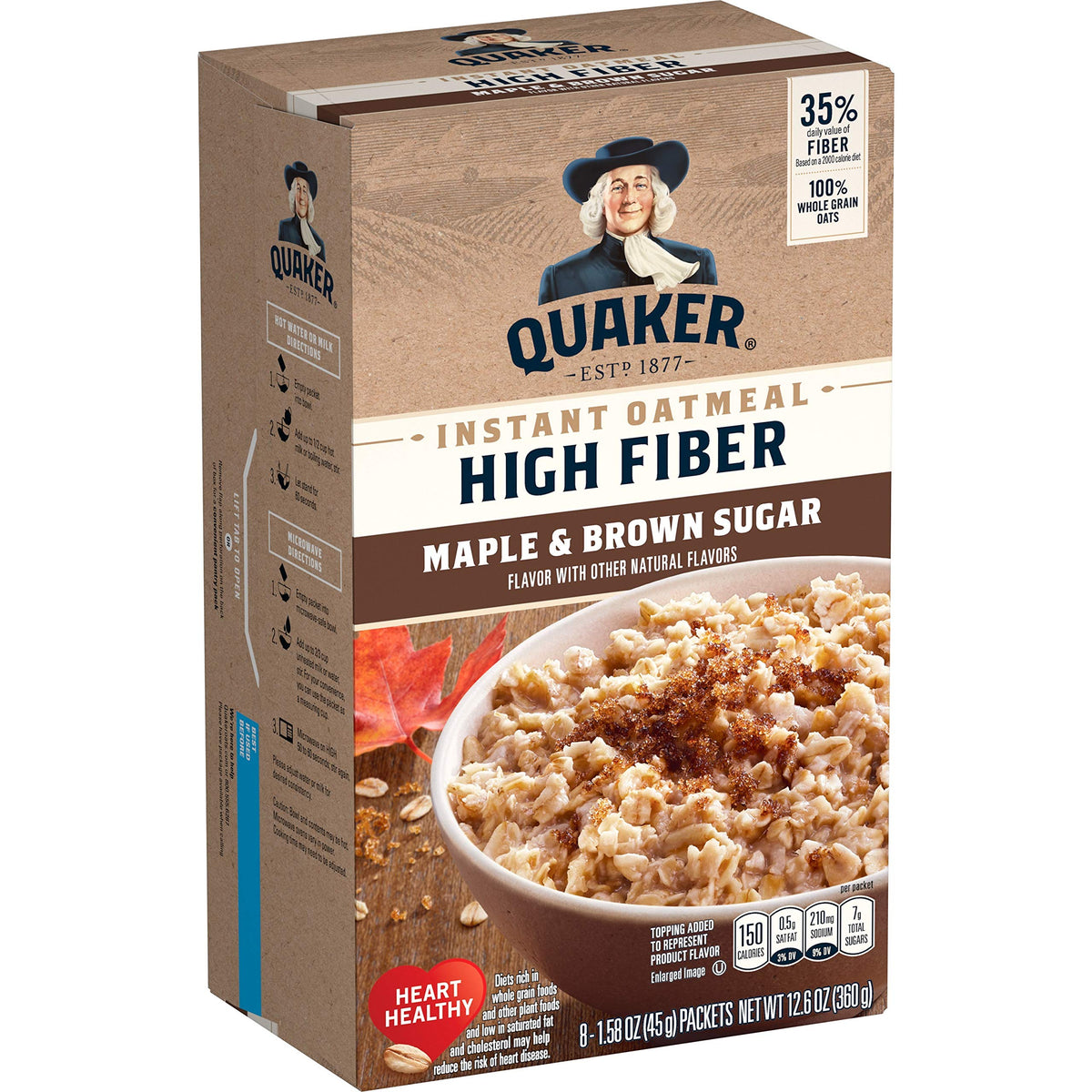 High Fiber Instant Oatmeal 8 Ct O90758